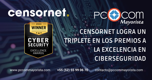 Censornet logra un triplete en los Premios a la Excelencia en Ciberseguridad