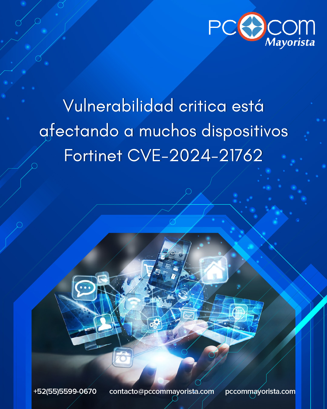 Aviso sobre amenazas de ciberseguridad: Vulnerabilidad critica está afectando a muchos dispositivos Fortinet CVE-2024-21762