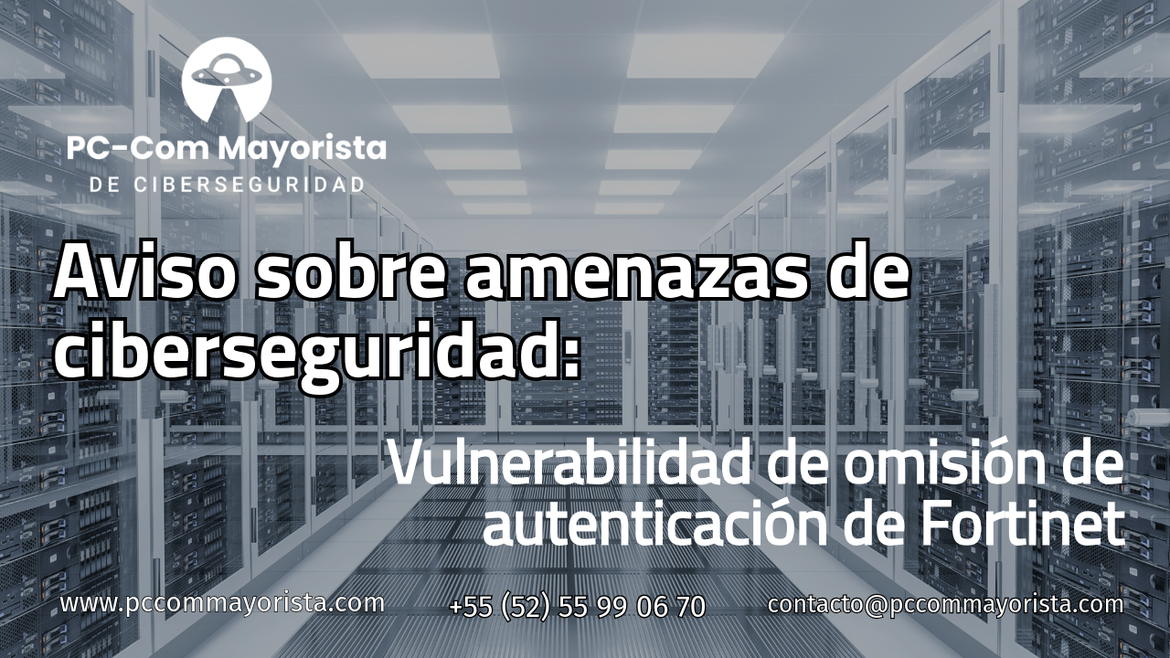 Aviso sobre amenazas de ciberseguridad: