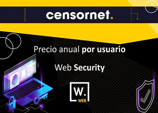 Censornet WEB SECURITY Precio anual por usuario (COSTO en USD)