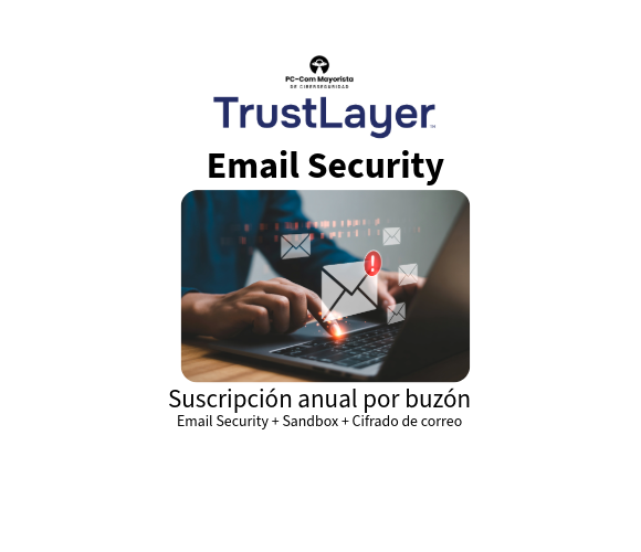 TrustLayer Email Security suscripción anual por buzón